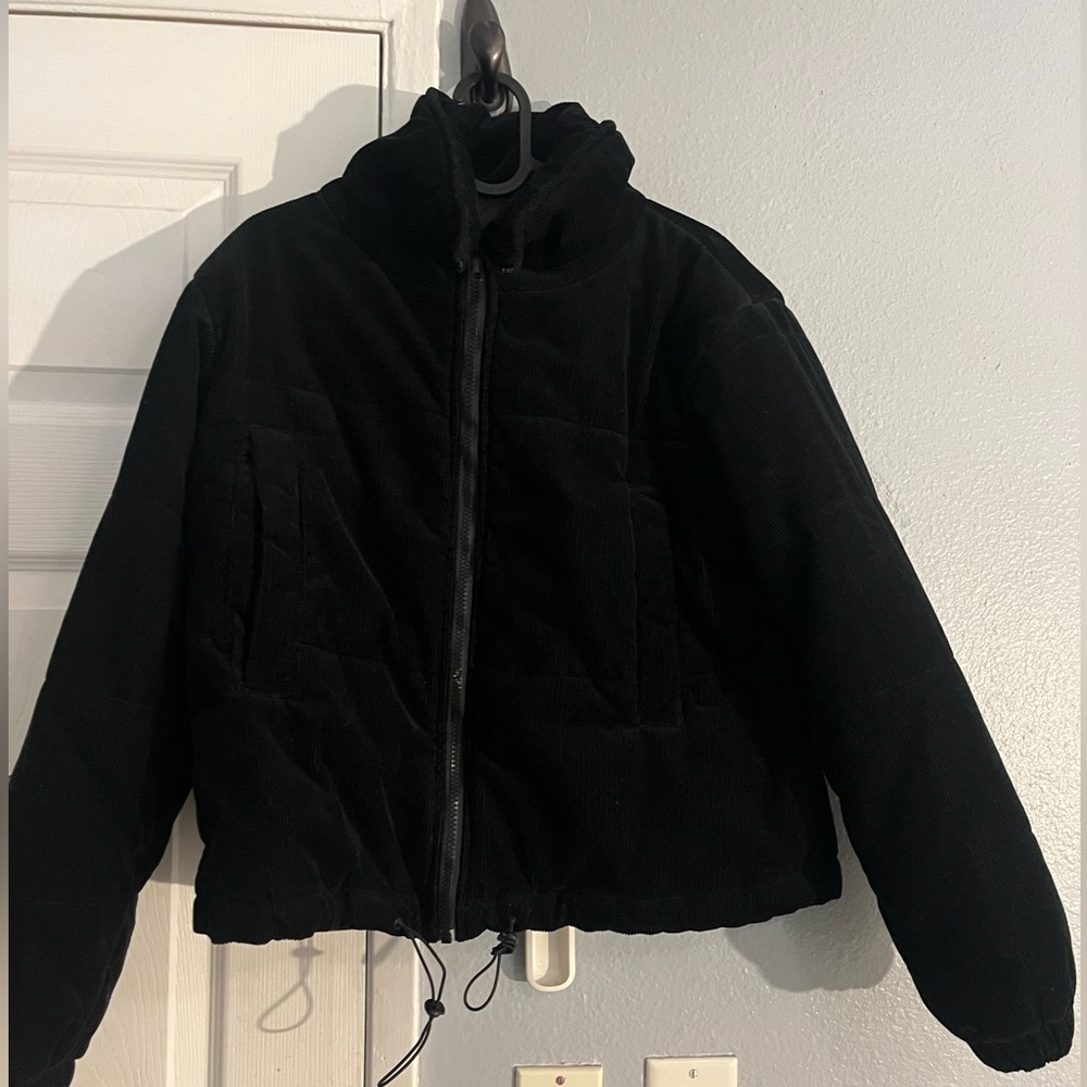 Princess Polly Black Corduroy Jacket